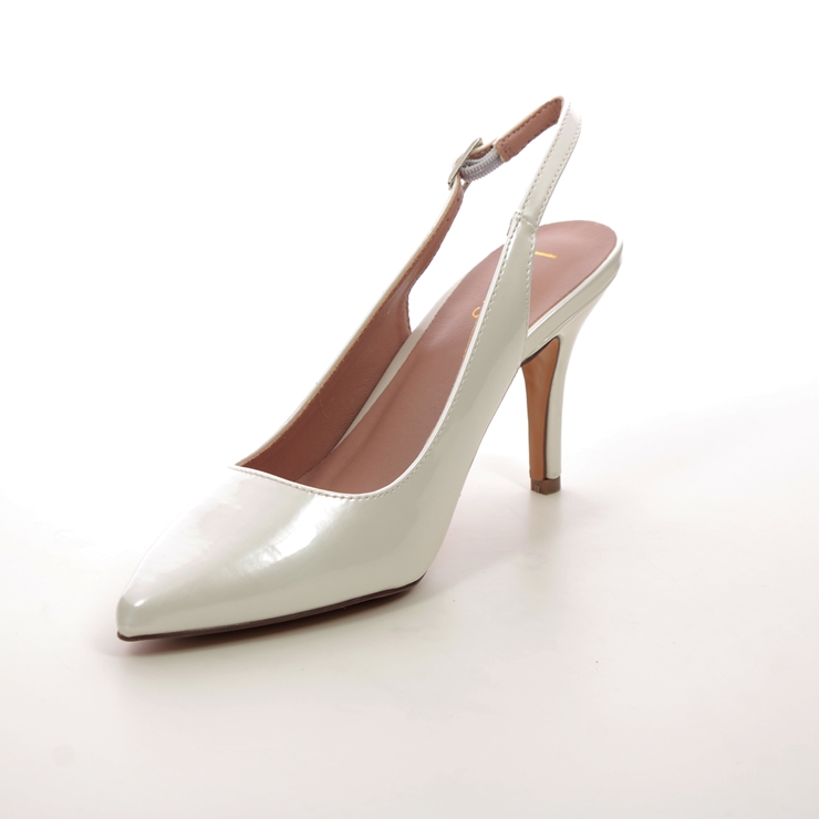 Lotus Remy Raine Off white Womens Slingback Shoes