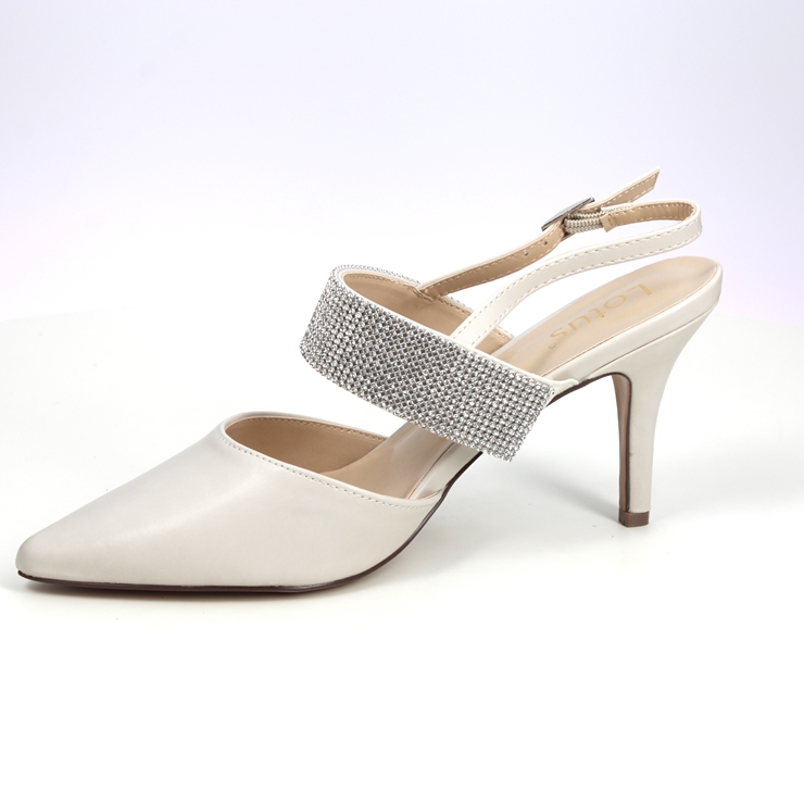 Lotus Violette Nude Womens Slingback Shoes 