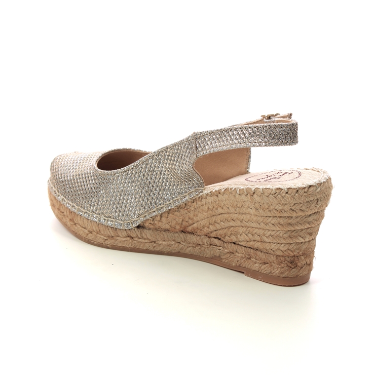 Toni Pons Calafell Gold Womens Espadrilles 3001-26