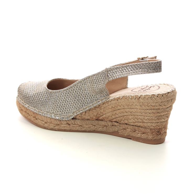 Toni Pons Calafell Gold Womens Espadrilles 3001-26