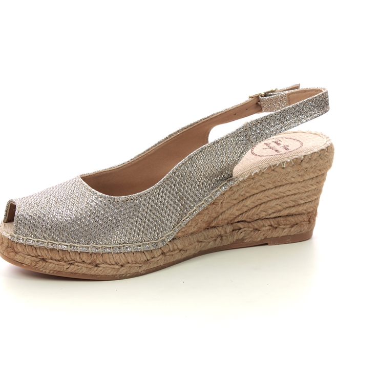 Toni Pons Calafell Gold Womens Espadrilles 3001-26