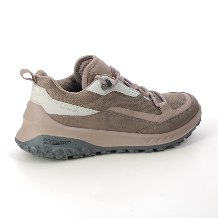 ECCO Ult-trn Womens Tex Taupe nubuck Womens Walking Shoes 824253-60418