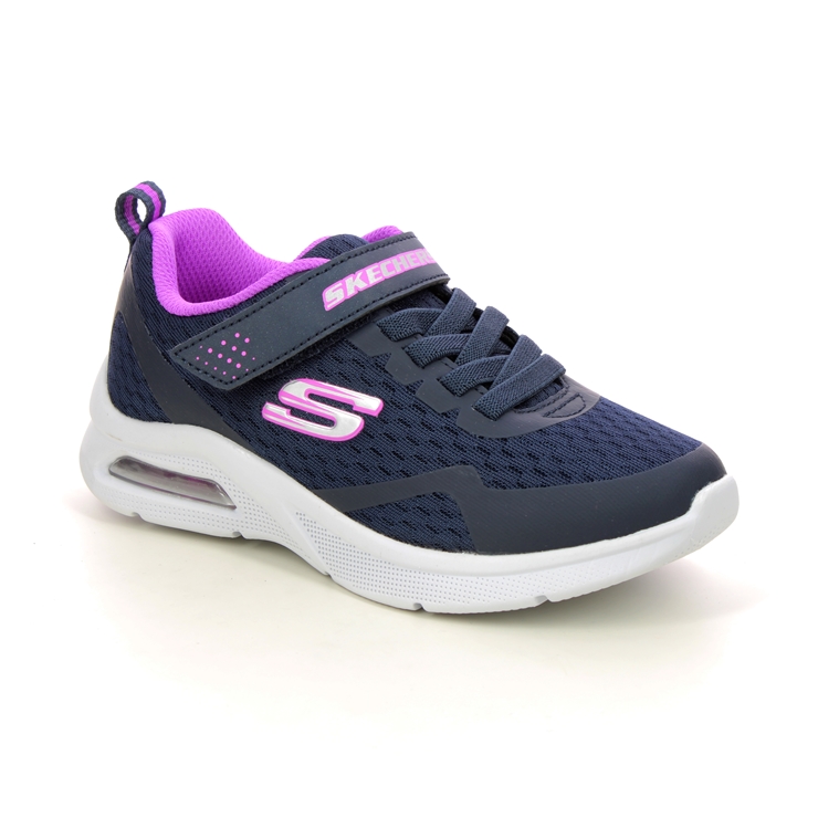 Girls navy sales sketchers