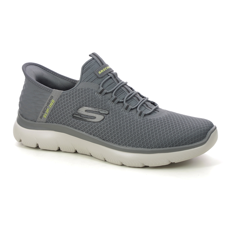 Skechers Summit Slip Ins CHAR Charcoal Mens trainers 232457