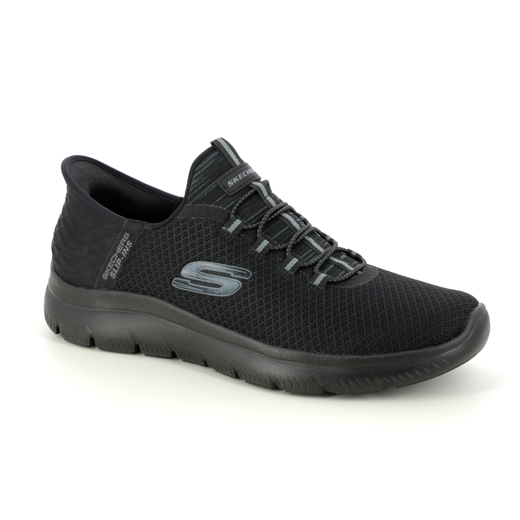 Skechers Summit Slip Ins Black Mens trainers 232457