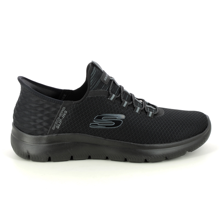 Skechers Summit Slip Ins BBK Black Mens trainers 232457