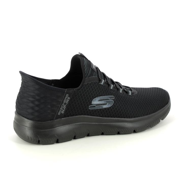 Skechers Summit Slip Ins BBK Black Mens trainers 232457