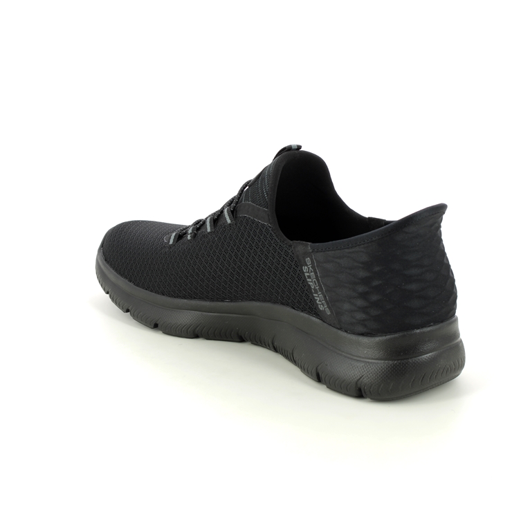 Skechers Summit Slip Ins BBK Black Mens trainers 232457