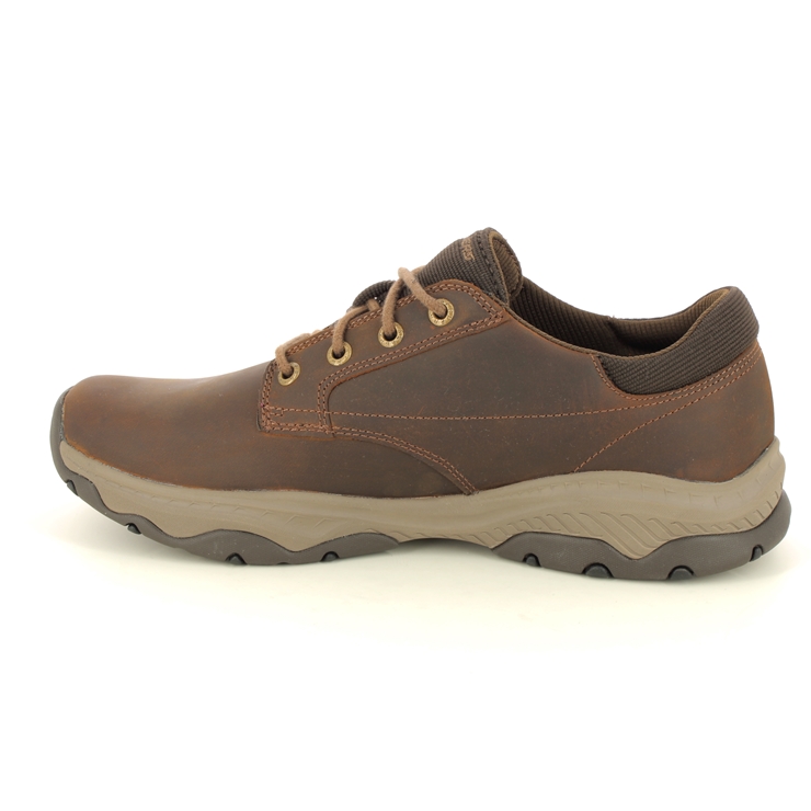 Skechers Craster Fenzo CDB Brown Mens comfort shoes 204716