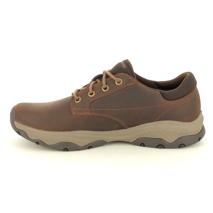 Skechers Craster Fenzo CDB Brown Mens comfort shoes 204716