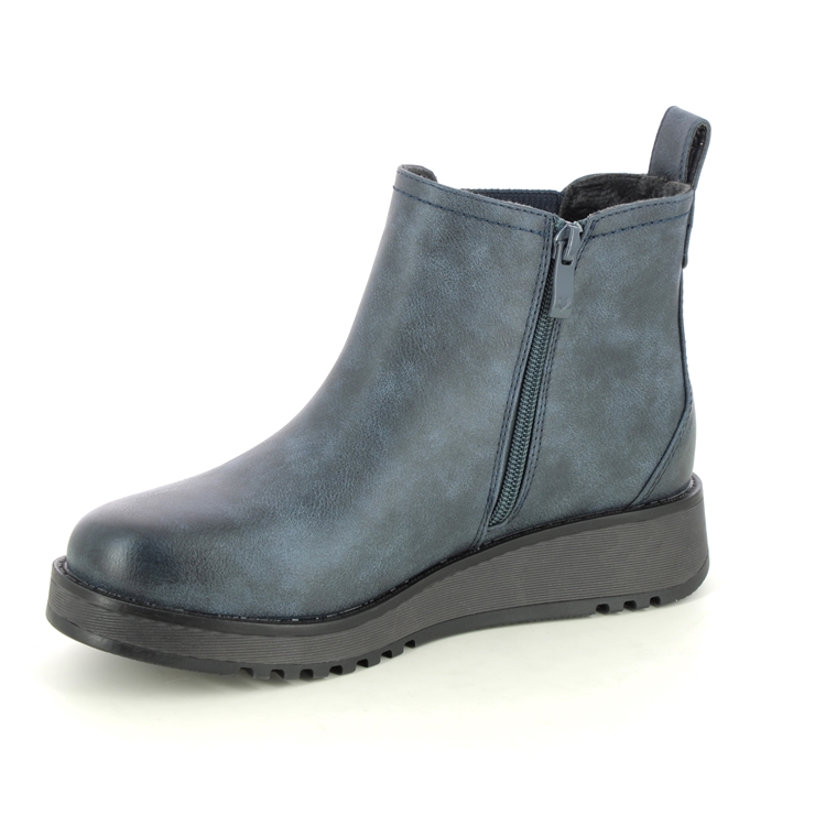 Heavenly Feet Rolo 2 New Navy Womens Chelsea Boots 3503-70