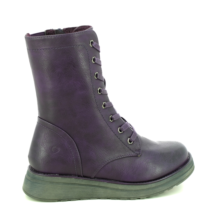 Heavenly feet shop purple boots