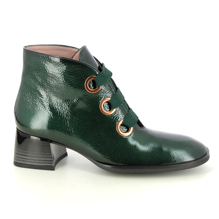 Hispanitas Charlize Boot Green Patent Womens Heeled Boots HI233000-94