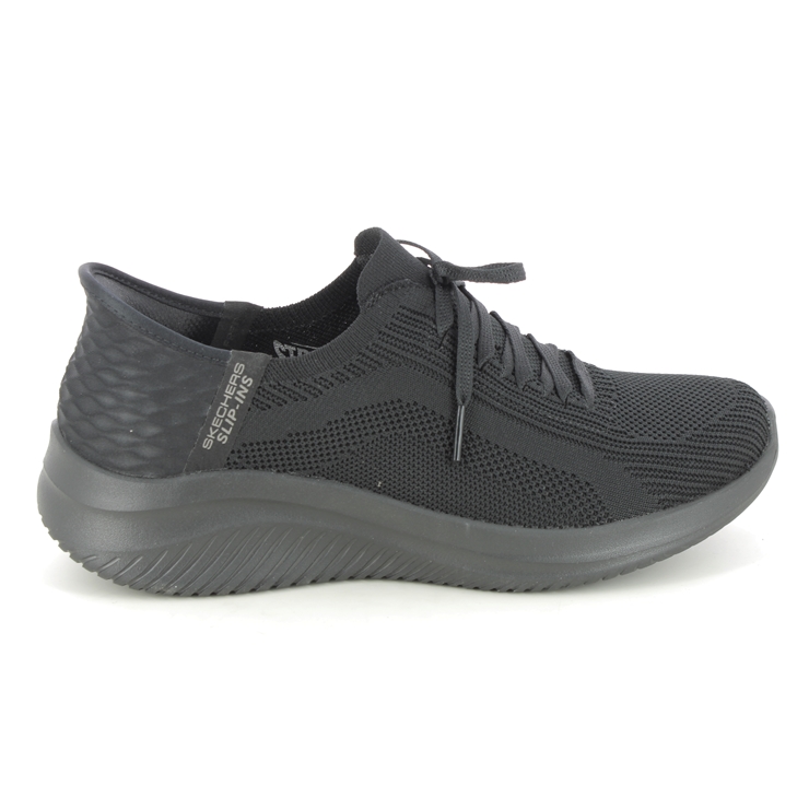 Skechers Slip Ins Wide Ultra Flex BBK Black Womens trainers 149710W