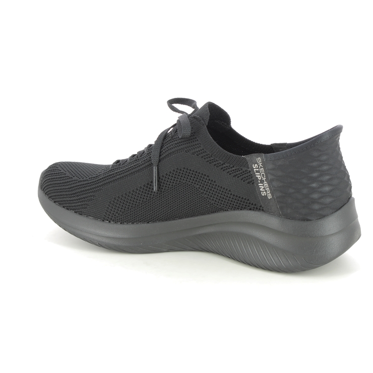 Skechers Slip Ins Wide Ultra Flex BBK Black Womens trainers 149710W