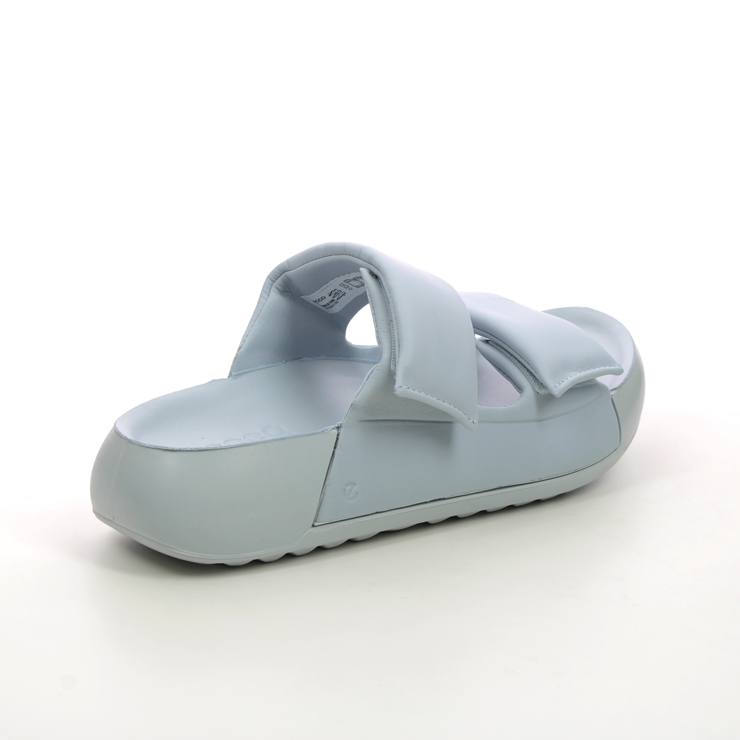 ECCO Cozmo Platform Pale blue Womens Slide Sandals 206663-01696