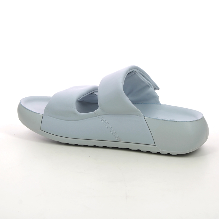 ECCO Cozmo Platform Pale blue Womens Slide Sandals 206663-01696