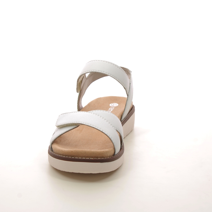 Remonte D2049-83 Marigo WHITE LEATHER Womens Comfortable Sandals