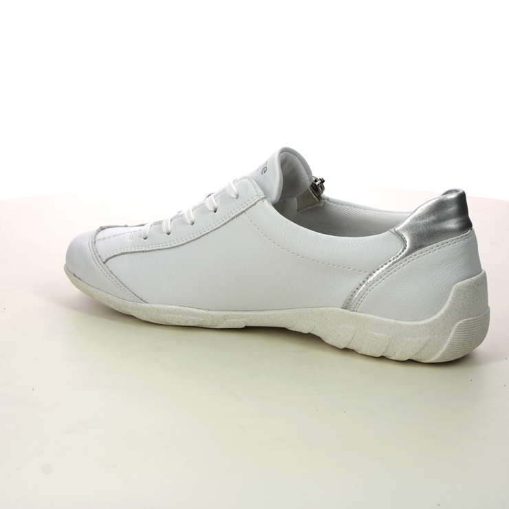 Remonte R3411-81 Livzipa WHITE LEATHER Womens lacing shoes