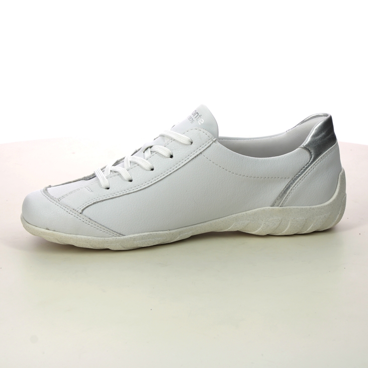 Remonte R3411-81 Livzipa WHITE LEATHER Womens lacing shoes