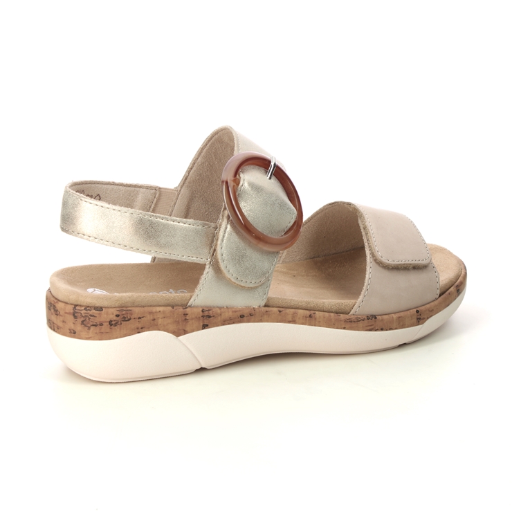 Remonte R6853-61 Paribuck Beige Womens Comfortable Sandals