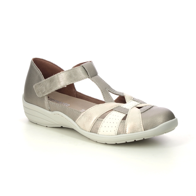 Remonte R7601-90 Bertavall Metallic Womens Closed Toe Sandals