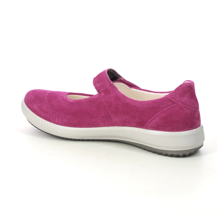 Legero Tanaro Bar Fuchsia Suede Womens Mary Jane Shoes 2000300-5670