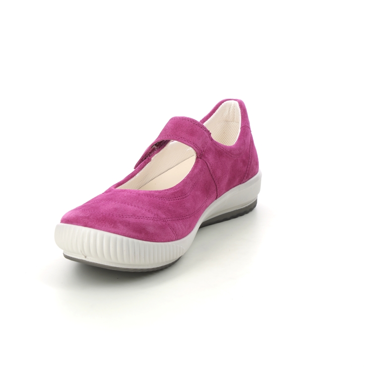 Legero Tanaro Bar Fuchsia Suede Womens Mary Jane Shoes 2000300-5670