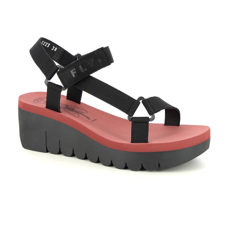 Wedge Sandals - Black