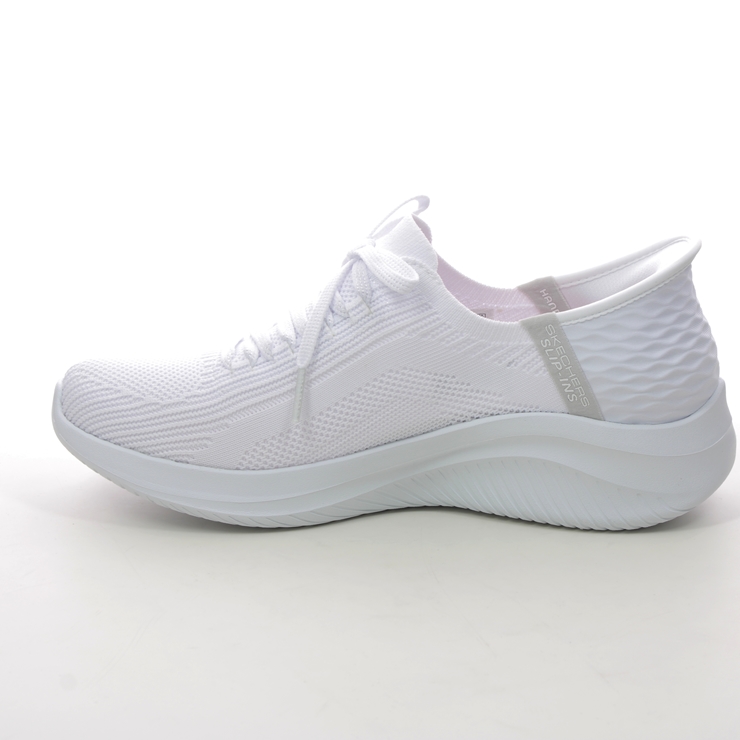 Skechers Slip Ins Ultra Flex WHT White Womens trainers 149710