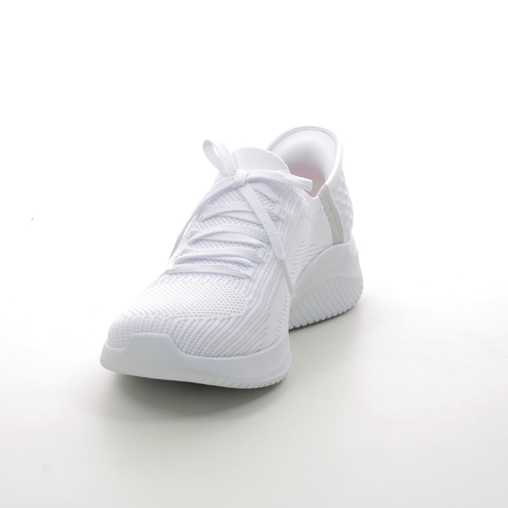 Skechers Slip Ins Ultra Flex WHT White Womens trainers 149710