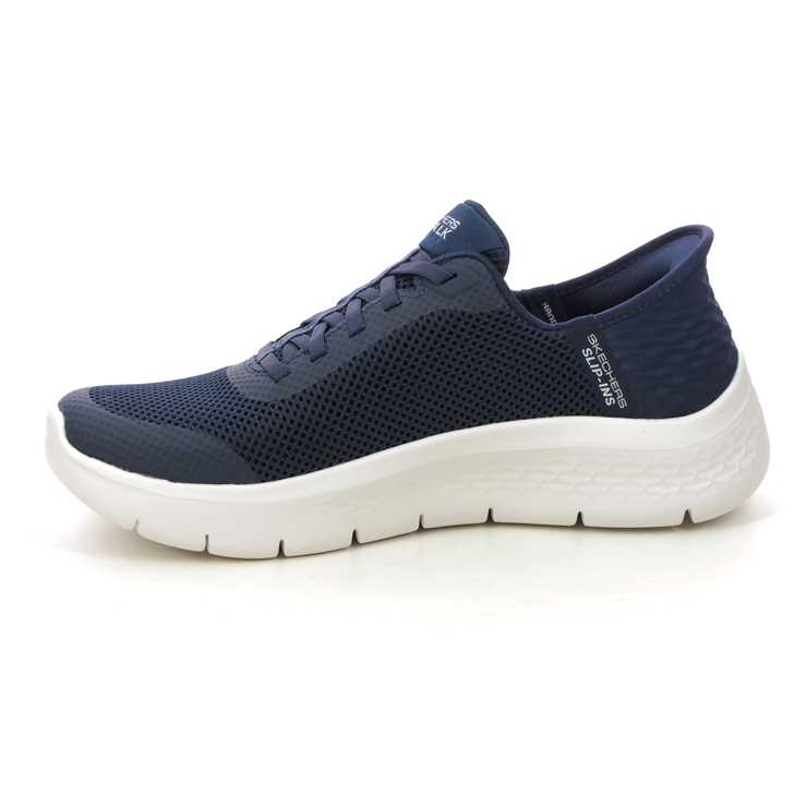 Skechers Slip Ins Go Walk Bungee NVW Navy Womens trainers 124836