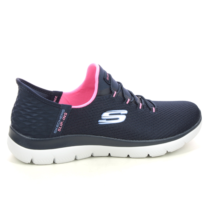 Skechers Slip Ins Summit NVPK Navy Pink Womens trainers 150123