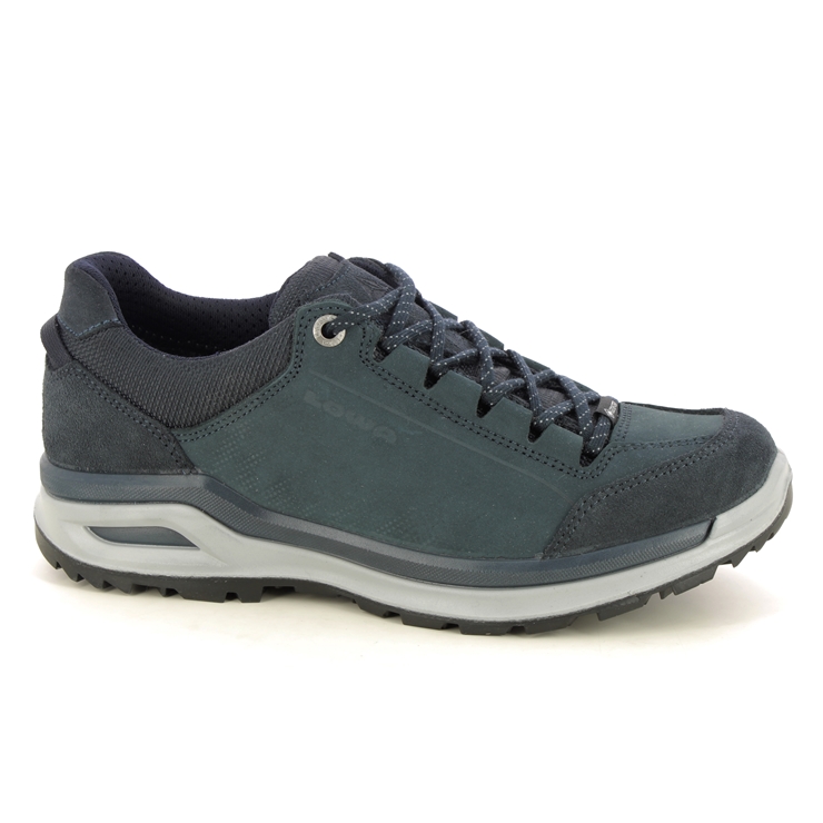 Lowa Ascona Gtx Lo W Navy Nubuck Womens Walking Shoes 321442-6996