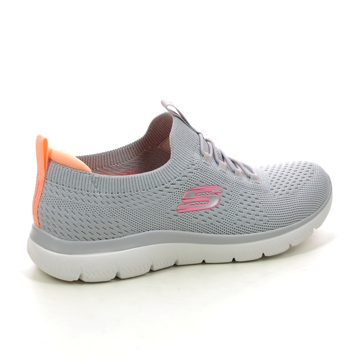 Skechers Summits Bungee GYMT Grey Womens trainers 150116