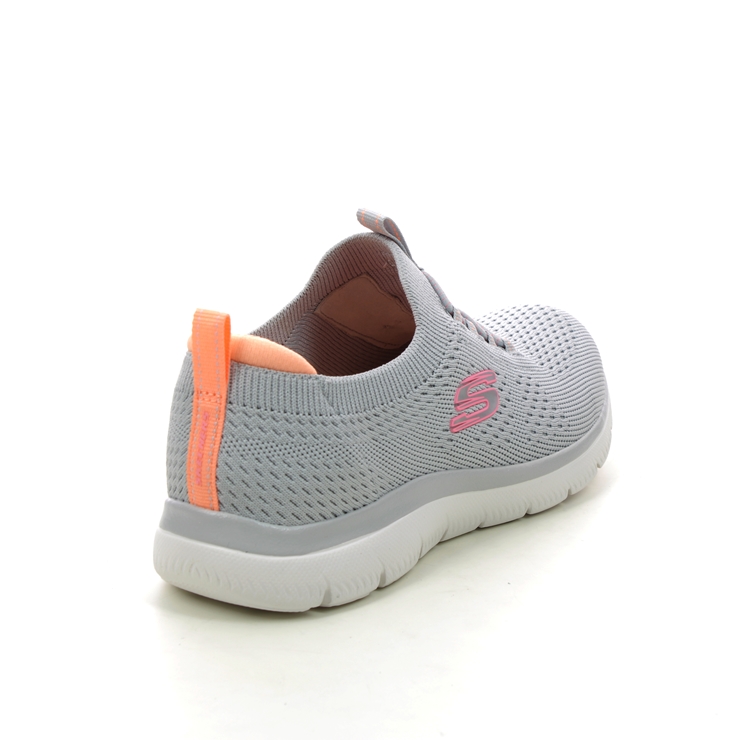 Skechers Summits Bungee GYMT Grey Womens trainers 150116