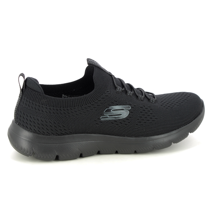 Skechers Summits Bungee BBK Black Womens trainers 150116