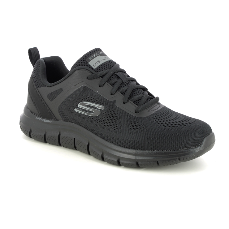 Skechers Track Broader BBK Black Mens trainers 232698