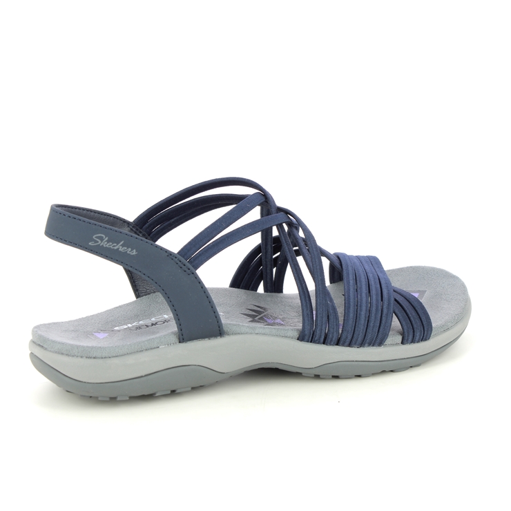 Skechers Reggae Slim Sunnyside NVY Navy Womens Walking Sandals 163185