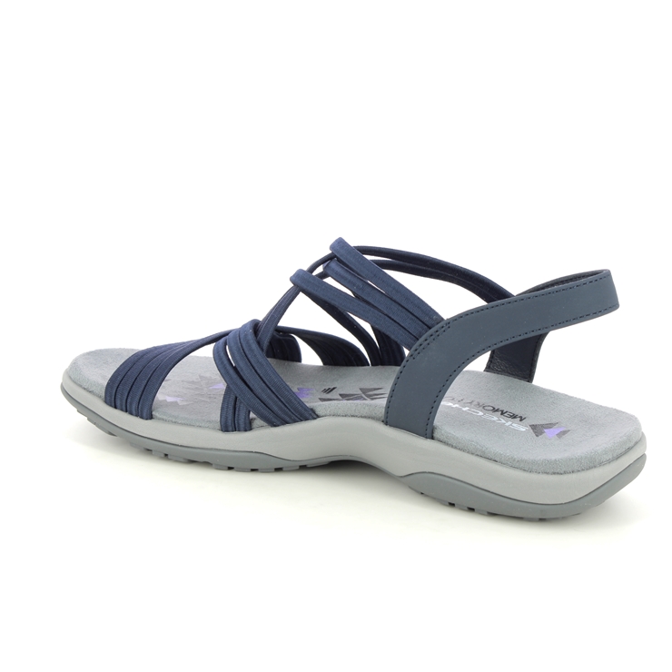 Skechers Reggae Slim Sunnyside NVY Navy Womens Walking Sandals 163185