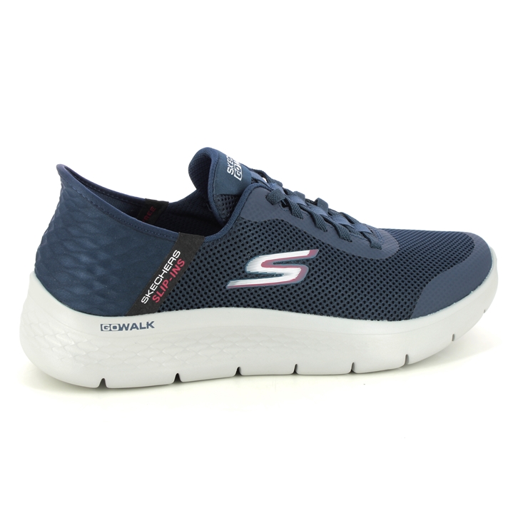 Skechers Slips Ins Go Walk Bungee NVY Navy Mens trainers 216324