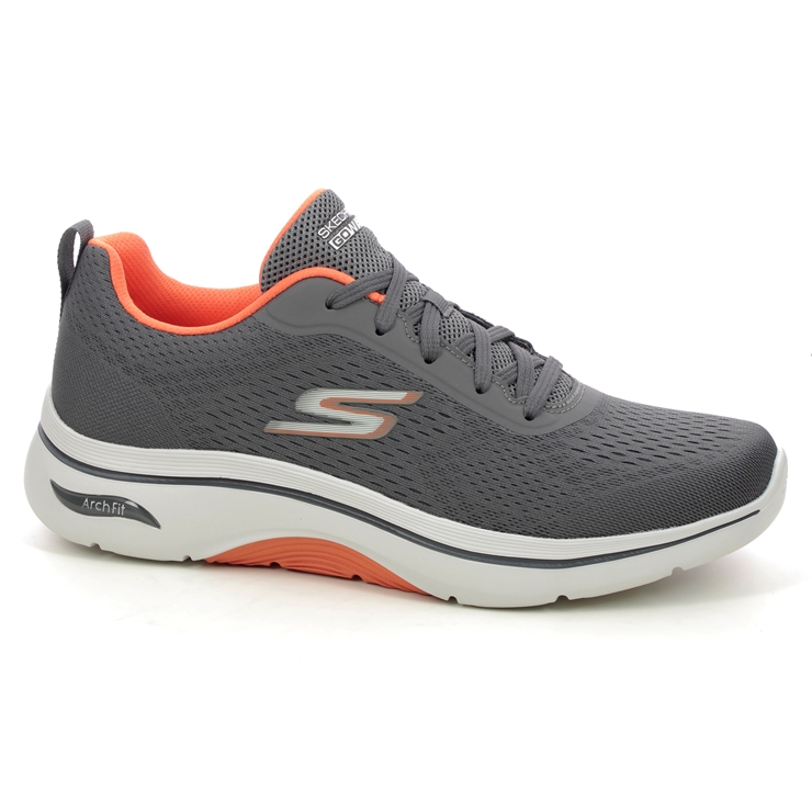 Skechers Arch Fit 2 Go Walk 7 CCOR Charcoal grey Mens trainers 216516