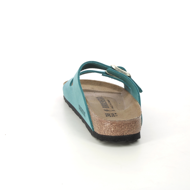 Birkenstock Arizona Ladies Turquoise Womens Slide Sandals 102653794