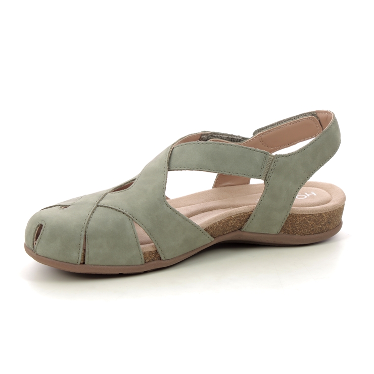 Hotter Catskill 2 Std Sage green Womens Closed Toe Sandals 2052-90