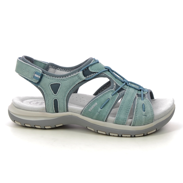 Earth Spirit Fairmont 2 Blue Suede Womens Walking Sandals 41056 72 6563