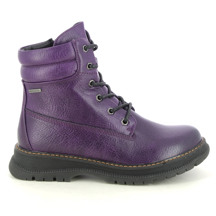 Westland Peyton 01 Tex Purple Womens Biker Boots 769521-780574