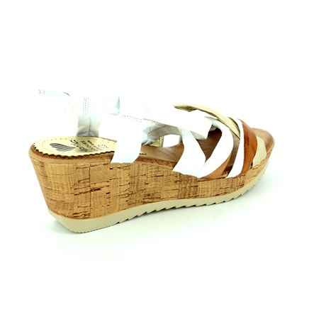 Marila Corcio 3533 737 35 -25 White multi sandals
