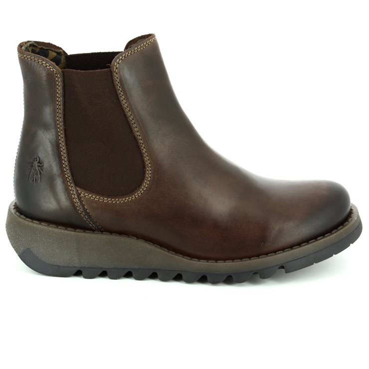 Fly London Salv 195 Brown Womens Chelsea Boots P143195-001