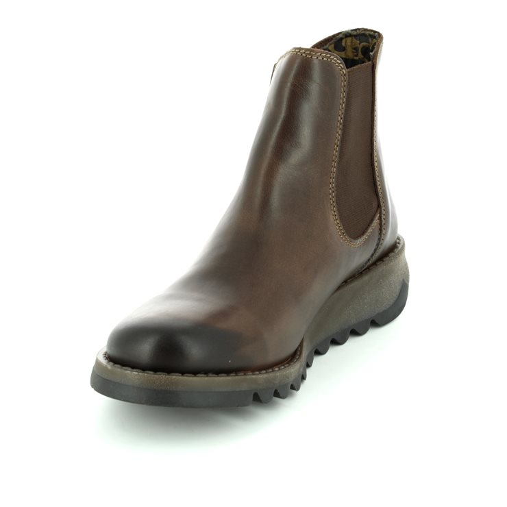 Fly London Salv 195 Brown Womens Chelsea Boots P143195-001