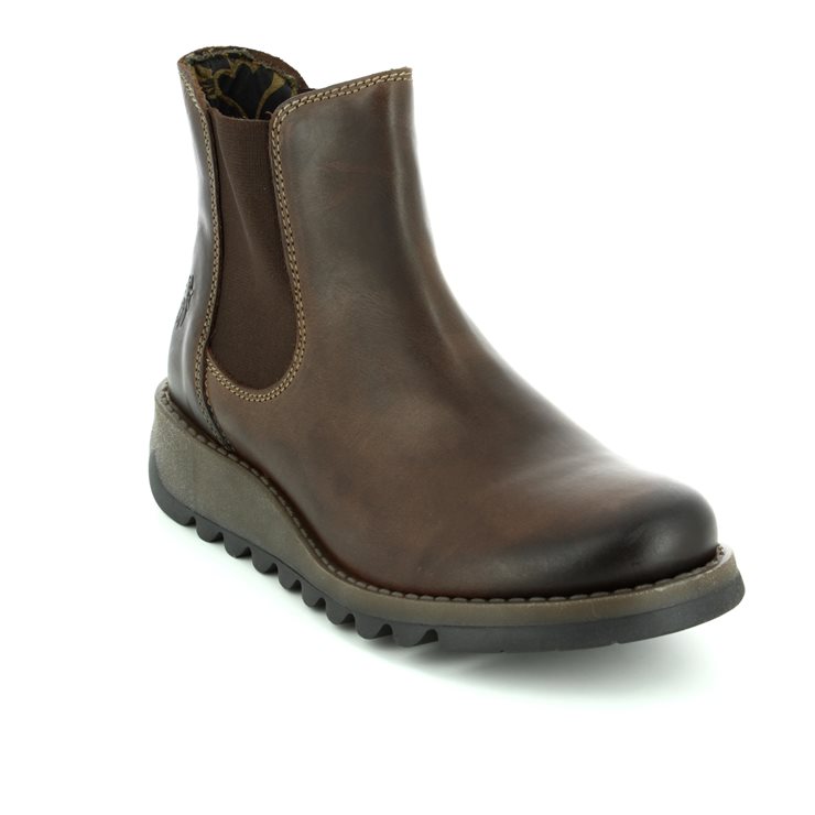 Fly London Salv 195 Brown Womens Chelsea Boots P143195-001